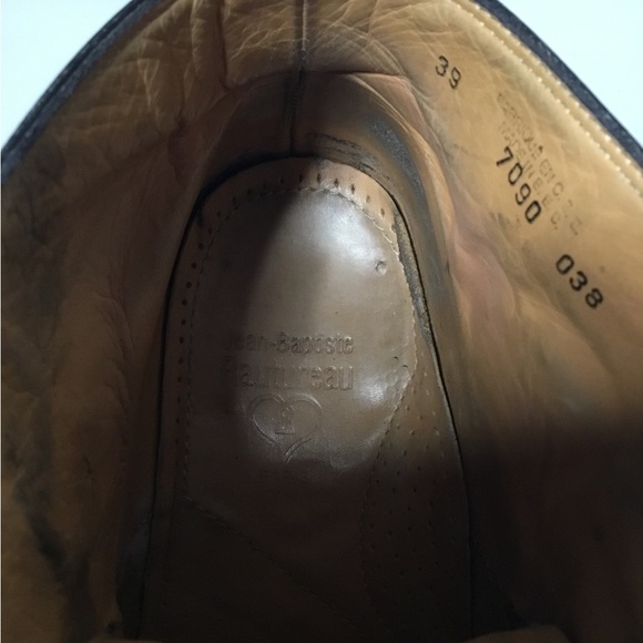 Jean Baptiste Rautureau Paris Men’s Black Leather Ankle Boots Size EU 39 - Picture 10 of 10